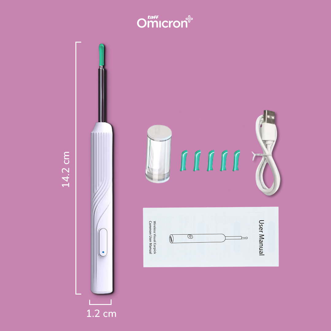 Gambar produk NATFIRE Kamera Endoskopi Pembersih Telinga Otoskop Endoscope HD WiFi - NE18