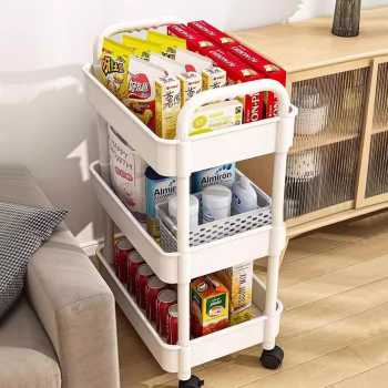 Gambar produk SEVENTYTWO Rak Susun Penyimpanan Organizer Storage Rack Tray 3 Layer - SV272