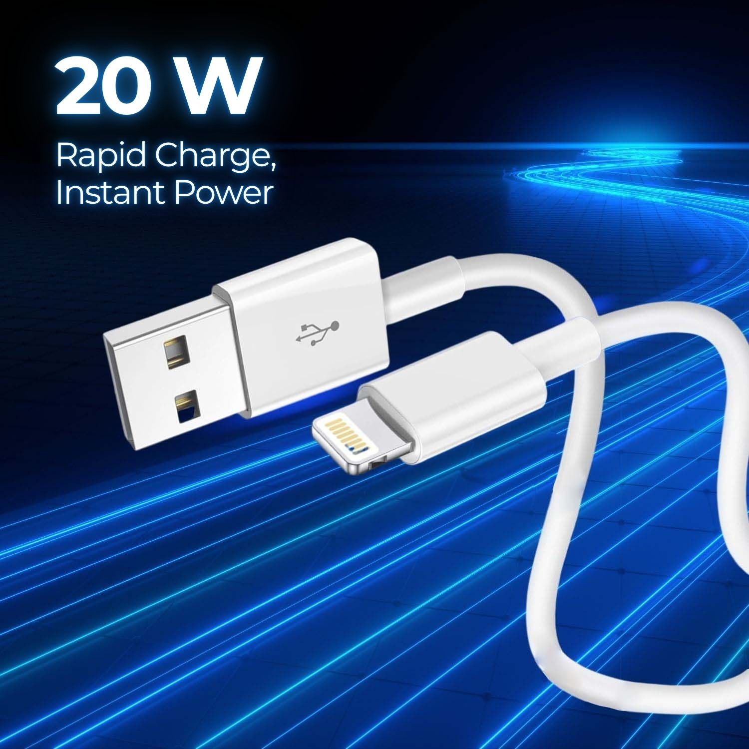 Gambar produk Apple Original Kabel Data Lightning Multifungsi 1M - AO11