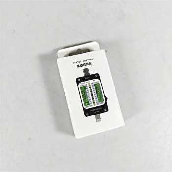 Gambar produk RUGAO Penguji Port Otomatis USB Type C Lightning Tail Insert Detector - V68