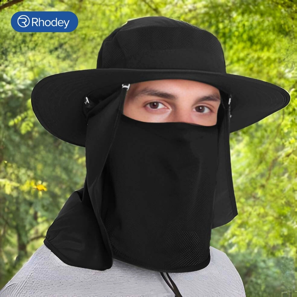 Gambar produk Rhodey Topi Rimba Outdoor Anti UV Waterproof Boonie Hat Polyester - GL001