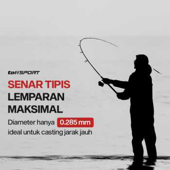 Gambar produk TaffSPORT Senar Tali Pancing Fishing PE Braided Thick Line 300M 3.0 - BLTP