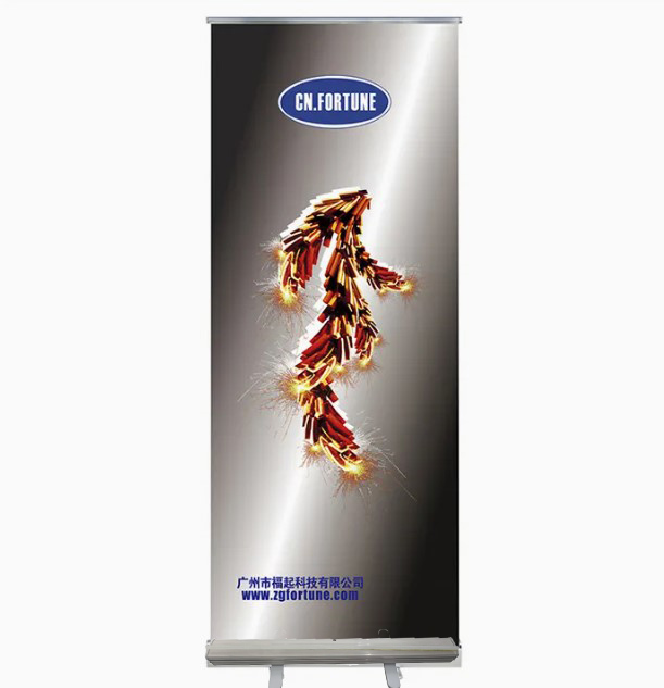 Gambar produk JVNT Roll Up Banner Plastic Poster Advertising Display Stand 80x200cm - J-200