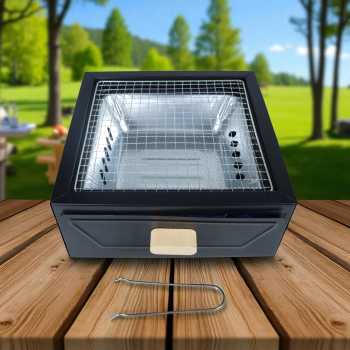 Gambar produk WOODPACK Alat Pemanggang Arang BBQ Outdoor Grill Stove Portable Standar - sk201