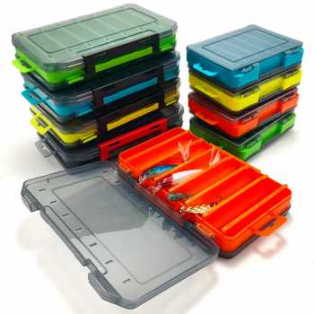 Gambar produk ZUHE Kotak Perkakas Kail Pancing Tackle Box Double Side 12 Grid - ZU012