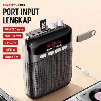 Gambar produk TaffSTUDIO Speaker Pinggang Bluetooth Voice Amplifier Wireless 8W - S26