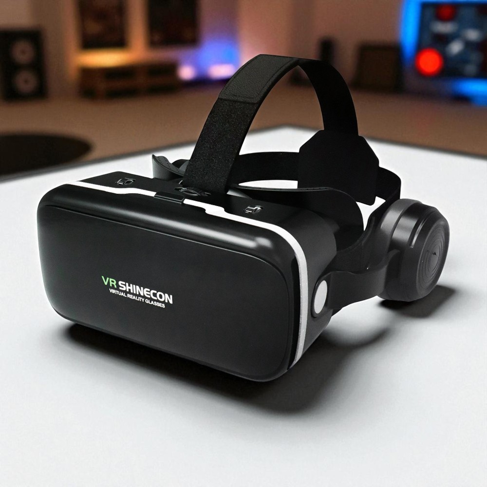 Gambar produk Shinecon 6.0 VR Box Virtual Reality Glasses dengan Headphone