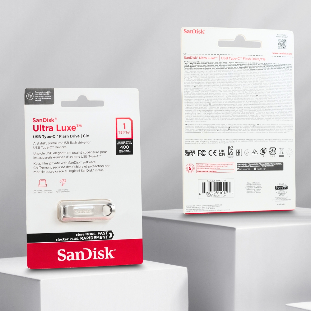 Gambar produk SanDisk Ultra Luxe Flashdisk USB Type C 3.2 Gen 1 1TB - SDCZ75