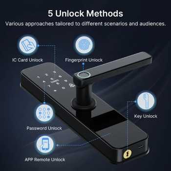 Gambar produk JCSMARTS Smart Door Lock Fingerprint Password Card Tuya App WiFi - K22