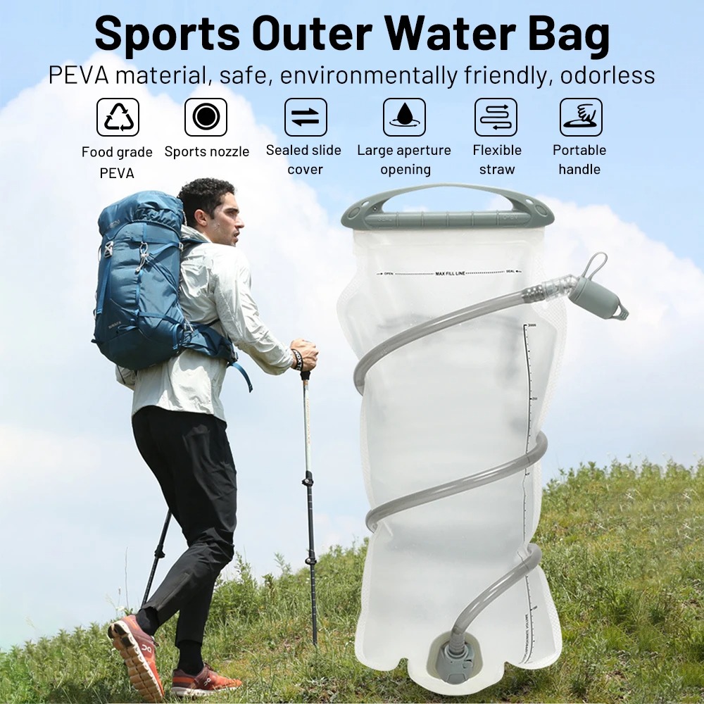 Gambar produk TaffSPORT Water Bladder Hydration Bag Kantung Air Minum Sepeda 2L - TF80