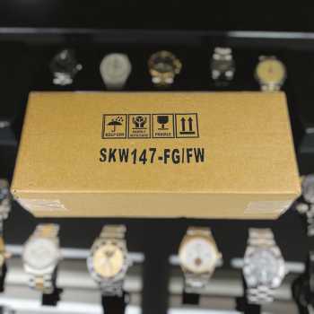 Gambar produk WBOX Kotak Jam Tangan Storage Organizer Wooden Elegant Watch Box 4 Slot - SKW148/SKW147