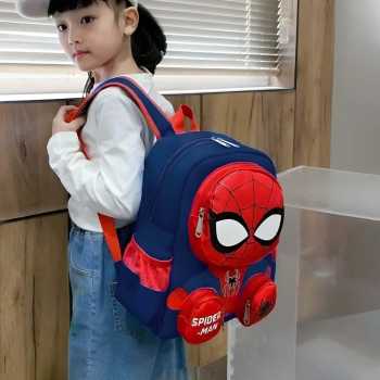 Gambar produk Zihui Tas Ransel Anak Sekolah Backpack Karakter Superhero SpiderMan 3D - 6388