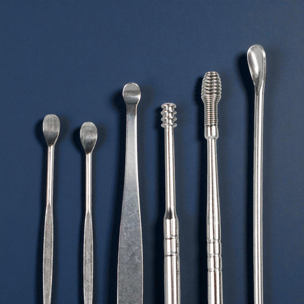 Gambar produk Biutte.co Set Pembersih Telinga Korek Kuping Ear Spoon Tool 6 PCS - BA45