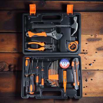 Gambar produk OLOEY Alat Set Perkakas Tang Palu Obeng with Box Storage 19in1 - BG50TC