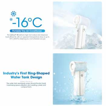 Gambar produk NITECORE Kipas Angin Portable Air Cooler 2in1 5 Speed 5200mAh - IZZCOOL40