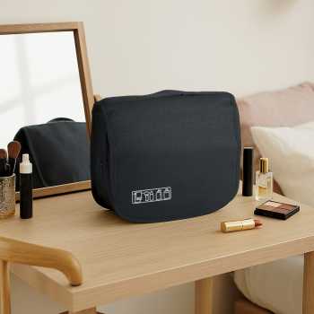 Gambar produk CHADESIEL Tas Travel Make Up Organizer Toiletry Bag with Hook - C150