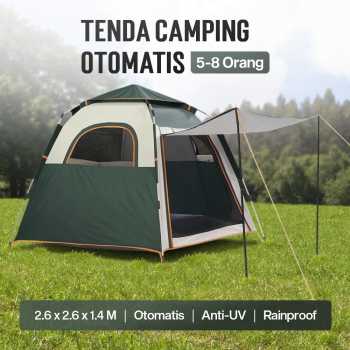 AstaGear Tenda Camping Lipat Otomatis 5-8 Orang Waterproof - SH-015