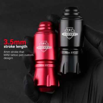 Gambar produk JUN.M Mini Tattoo Pen Stroke 3.5mm RCA Aluminium Alloy 1200mAh - J120
