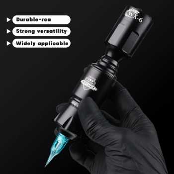 Gambar produk JUN.M Mini Tattoo Pen Stroke 3.5mm RCA Aluminium Alloy 1200mAh - J120