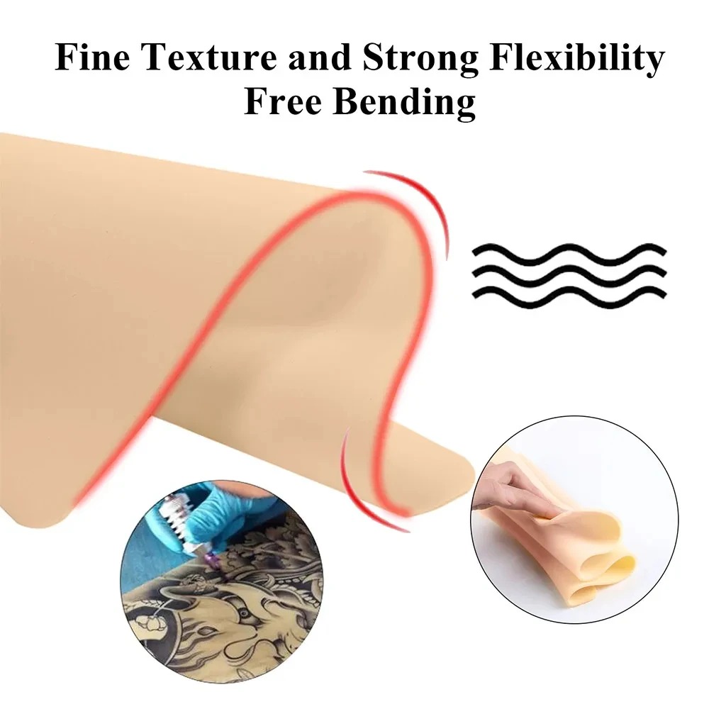 Gambar produk SHINA Kulit Sintetis Latihan Tato Pemula Practice Skin Tattoo 10 PCS - SH93