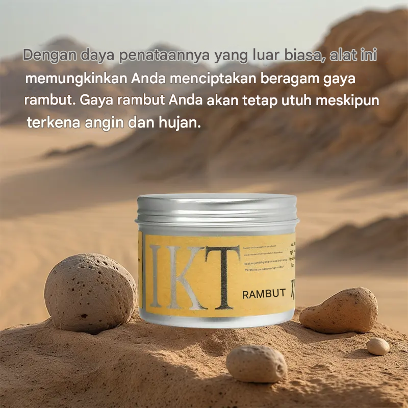Gambar produk IKT Hair Styling Moisturizing Fragrant Vegan Hair Wax 130g - IKT130
