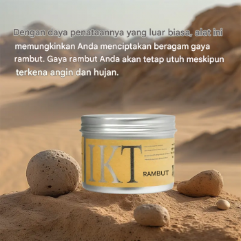 Gambar produk IKT Hair Styling Moisturizing Fragrant Vegan Hair Wax 130g - IKT130
