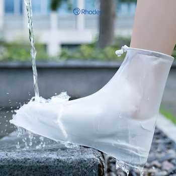 Gambar produk Rhodey Jas Hujan Sepatu Anti Air Shoes Cover PVC with Zipper XXL 44-45 - FV031