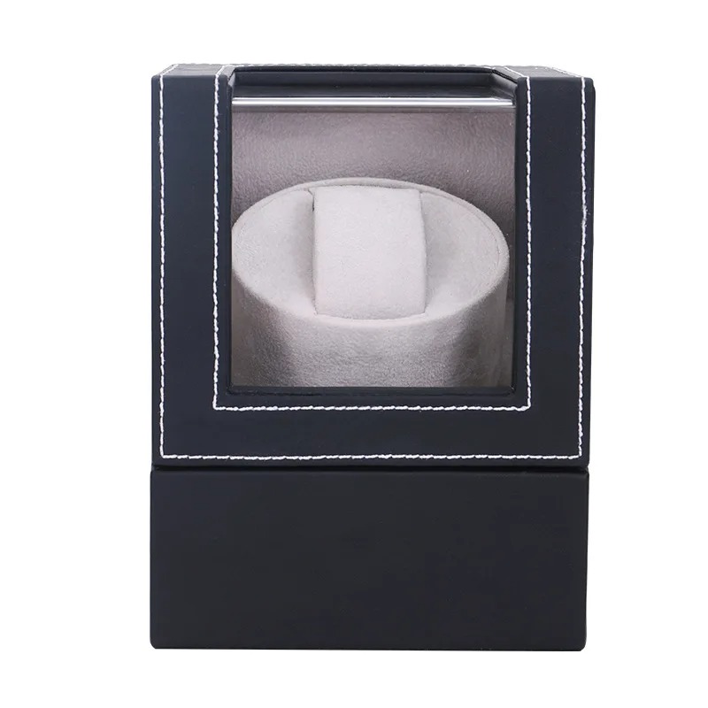 Gambar produk IGERN Watch Winder Pemutar Jam Tangan Otomatis 1 Slot Dual Power 13cm - IG-160