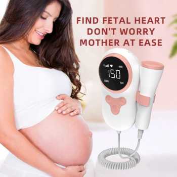 Jytop Alat Deteksi Jantung Janin Fetal Doppler LCD Heartrate - T505