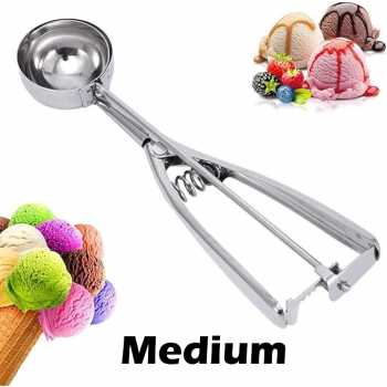 AXV Sendok Takar Es Krim Scoop Stainless Steel Spring Handle - AX-24