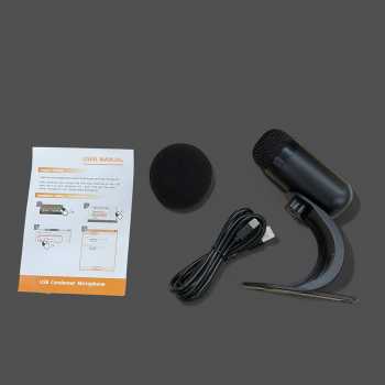 Gambar produk Singo Mikrofon Kondenser USB Condenser Microphone with Stand - K6
