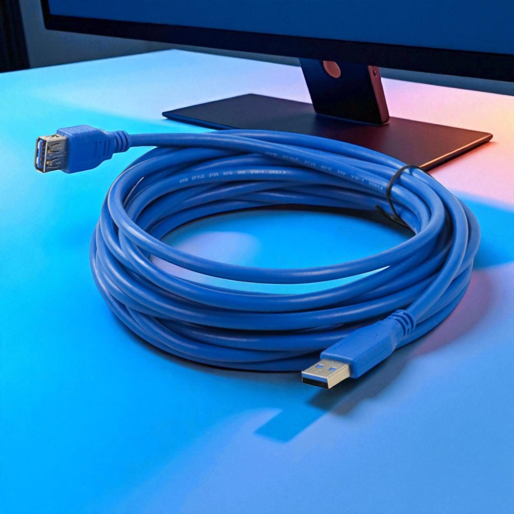 Gambar produk ROBOTSKY Kabel Ekstensi Extension Cable USB Type A 3.0 Male ke Female 5M - A27