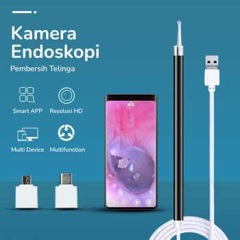 XGKHUT Kamera Endoskopi Pembersih Telinga Otoskop Endoscope HD USB - HUSK-DNEC01