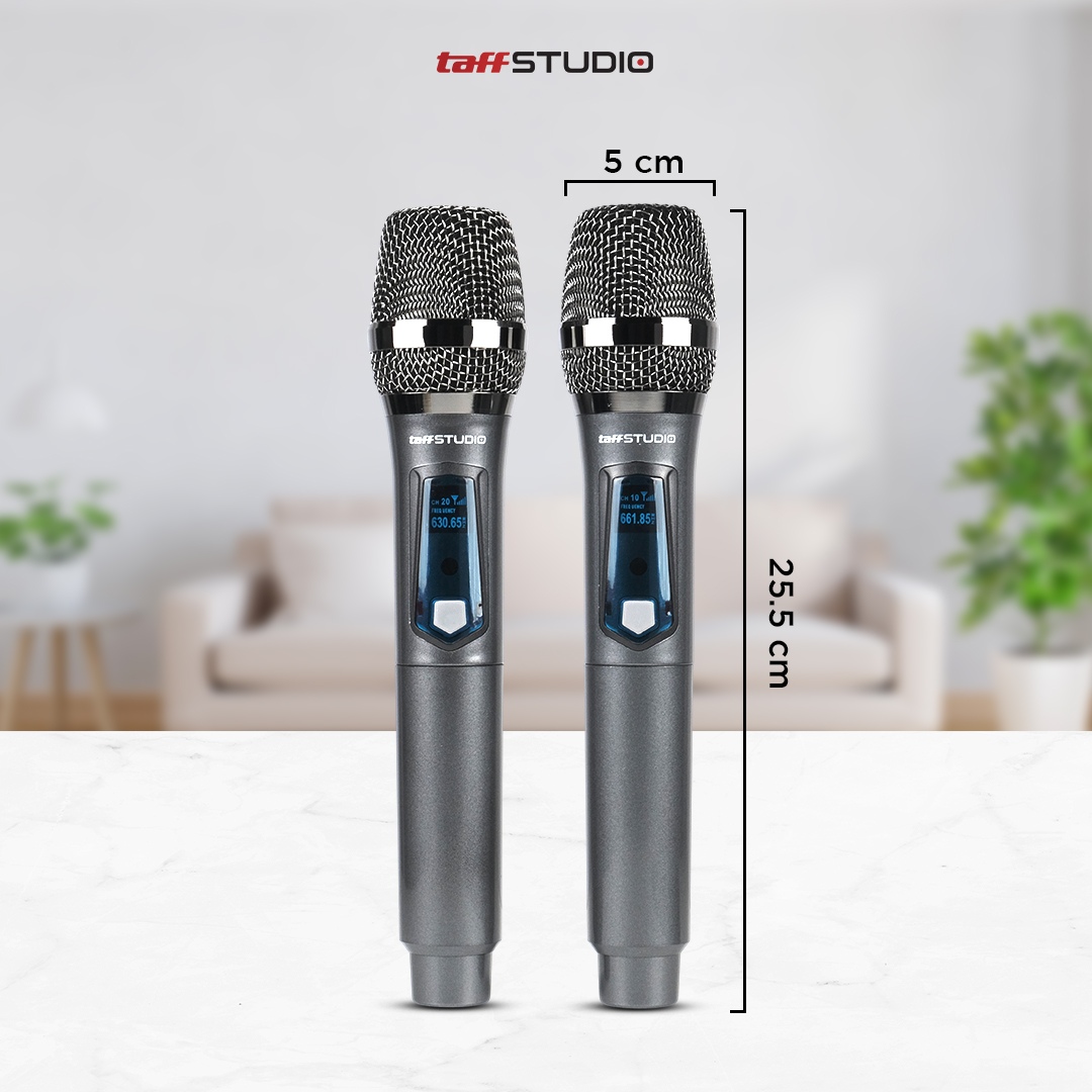 Gambar produk TaffSTUDIO Mikrofon Karaoke Wireless Portable KTV 2.4GHz - X220U