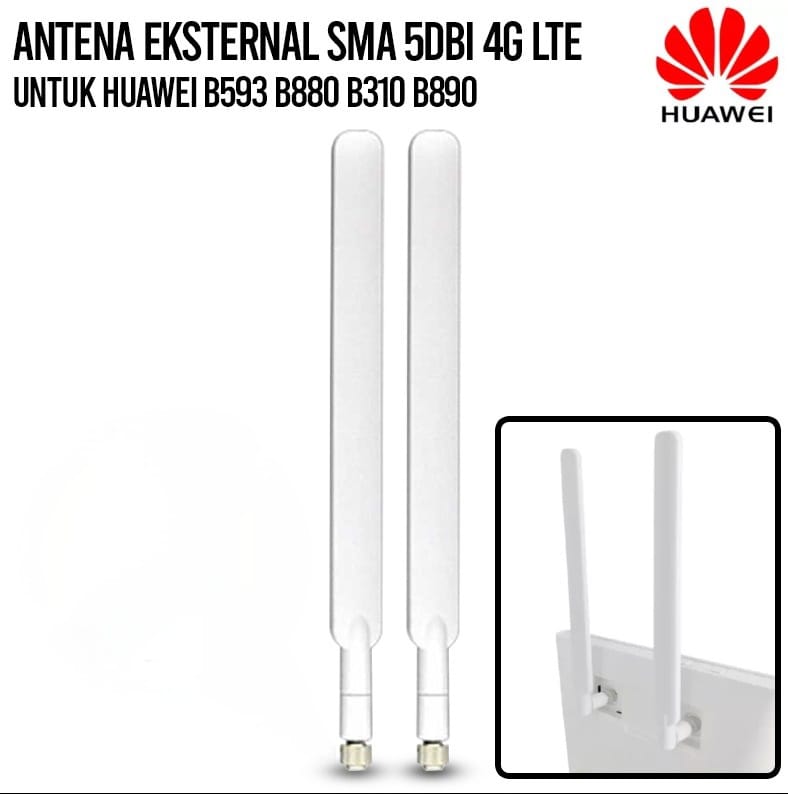 Gambar produk Huawei Antena Eksternal SMA 5dBi 4G LTE for Huawei B593 B880 B310 B890