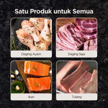 Gambar produk XITUO Pisau Daging Tajam Carbon Steel 60 HRC Forged Butcher Knife - DL040