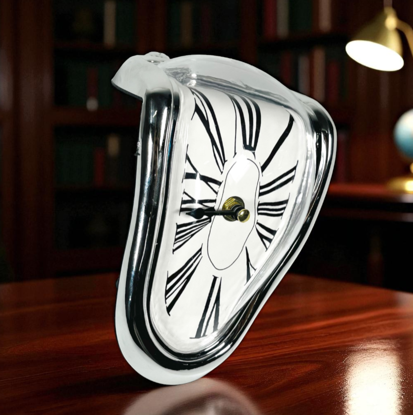 Gambar produk YDJKET Jam Dinding Hias Quartz Melted Clock Surrealism Dali Style - YD18