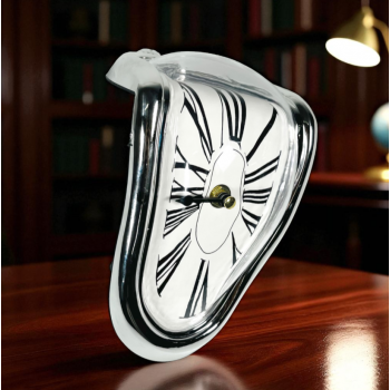 Gambar produk YDJKET Jam Dinding Hias Quartz Melted Clock Surrealism Dali Style - YD18