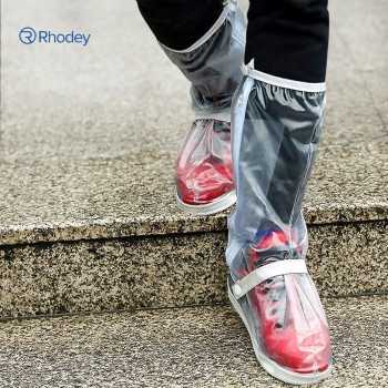 Gambar produk Rhodey Jas Hujan Sepatu Anti Air Shoes Cover PVC Zipper with Reflector L - H-212