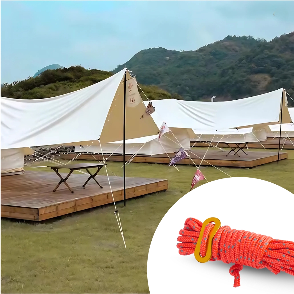 Gambar produk RayMING Tali Paracord Tali Tenda Rope 4M 4 Roll - RY1A
