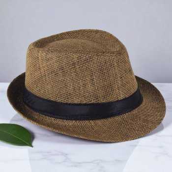 Gambar produk Yingrui Topi Fedora Unisex Laken Hat Jazz Classic Vintage - M-58
