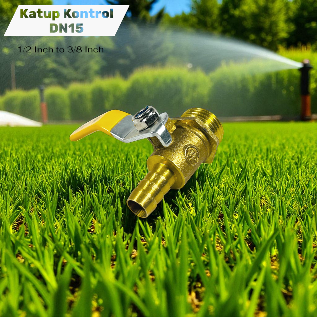 Gambar produk Slyz Katup Kontrol DN15 Handle Single Gas Valve Drat 1/2 ke 3/8 Inch - Slyz42