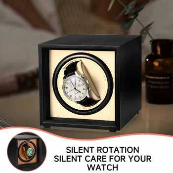 Gambar produk IGERN Watch Winder Pemutar Jam Tangan Otomatis 1 Slot Type C 13cm - 077WT