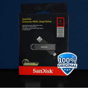 SanDisk Extreme PRO USB Dual Drive Up to 1000MB/s USB Type-C USB3.2 - SDDDE1