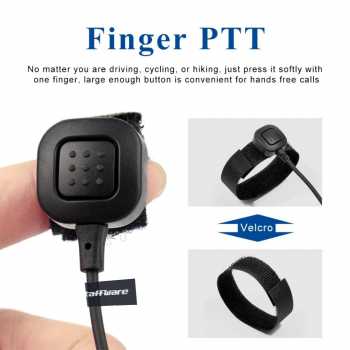 Gambar produk Taffware Mikrofon Walkie Talkie for Pofung Baofeng UV-5R UV-B5 UV-B6