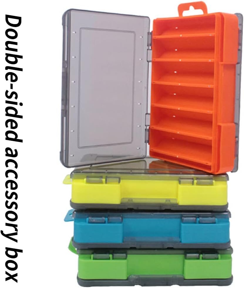 Gambar produk ZUHE Kotak Perkakas Kail Pancing Tackle Box Double Side 14 Grid - ZU402