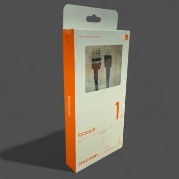 Gambar produk Toocki Kabel Data USB A to Micro USB Fast Charging Braided 2.4A 12W 50cm - TXCM-HY