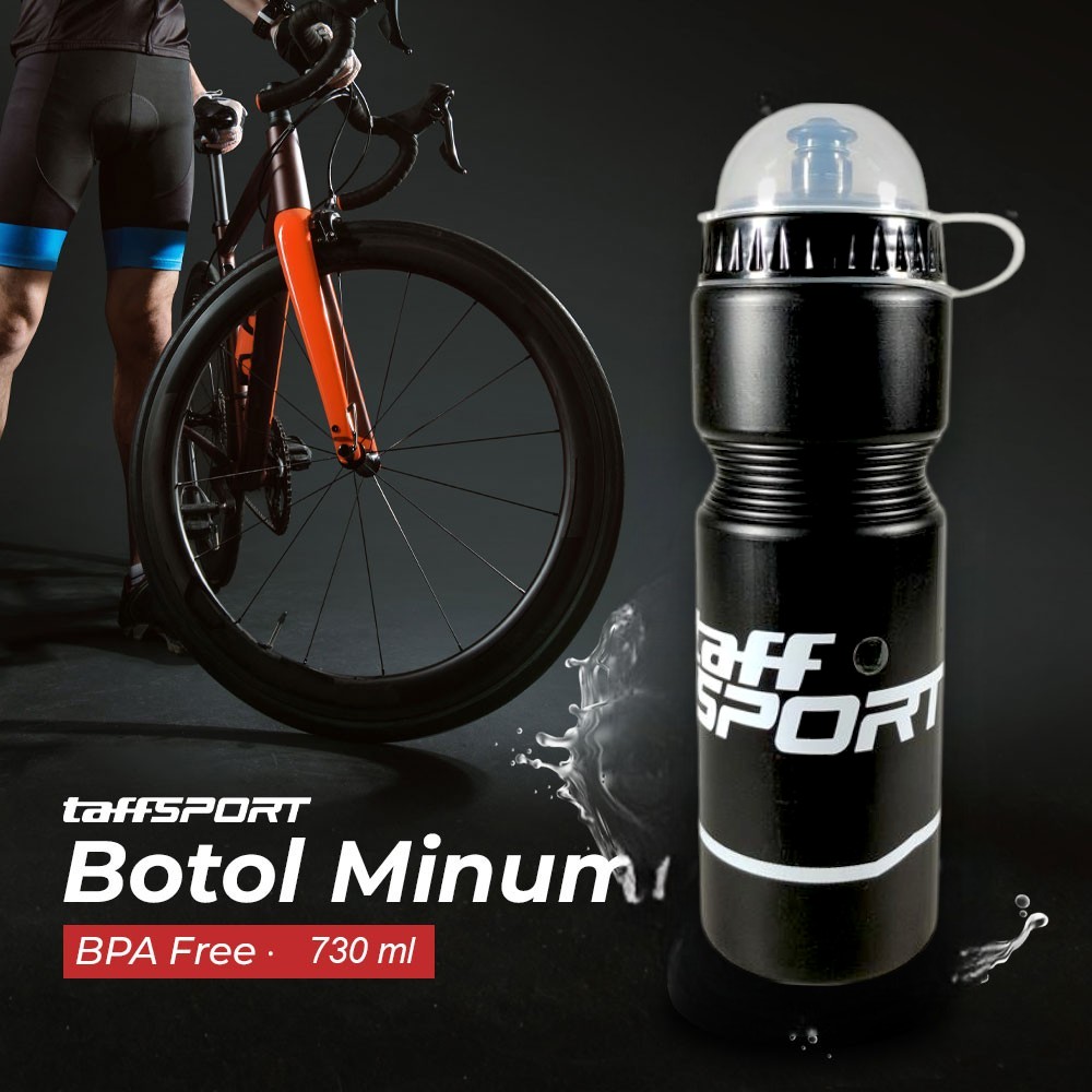 Gambar produk TaffSPORT Botol Minum Sepeda Olahraga Plastik BPA Free 730ml - 30A11
