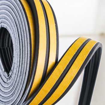Gambar produk TaffHOME Lis Penghalang Debu Pintu Door Bottom Sealing Strips 2x2.5M E - ESPV5