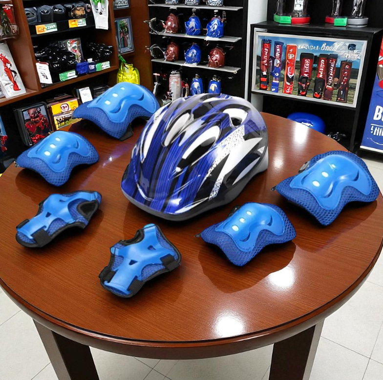 Gambar produk Ftiier Paket Helm Deker Anak 7in1 Protective Gear for Sport Activity - FR-07